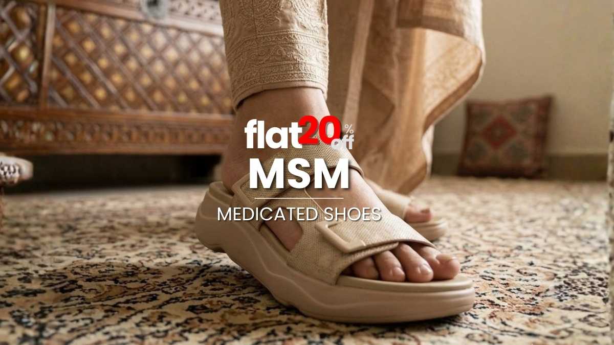 FLAT 20% OFF - MSM - Medicated Shoes