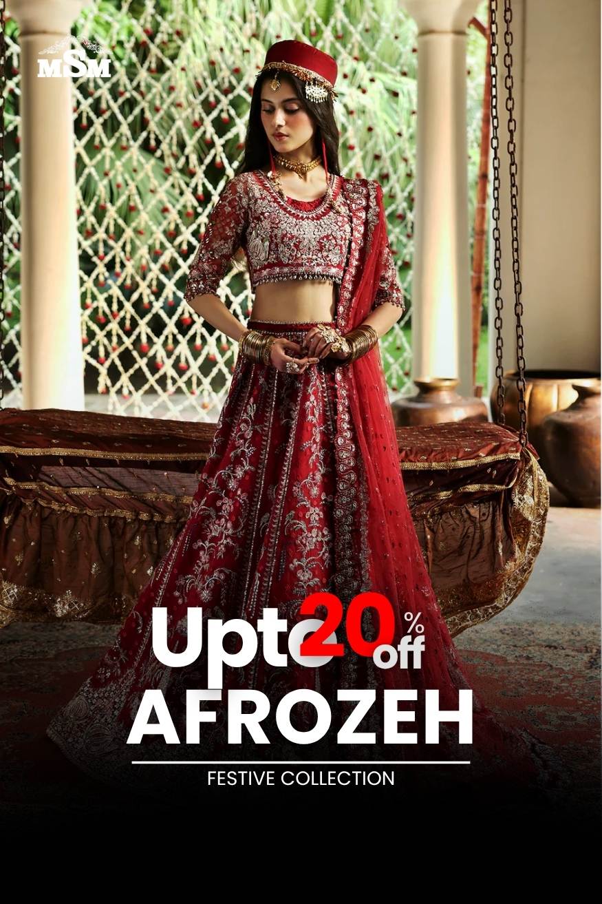 Upto 20% OFF - Afrozeh Festive Collection