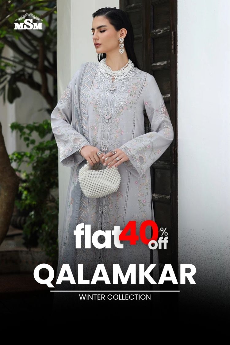 FLAT 40% OFF - Qalamkar Winter Collection