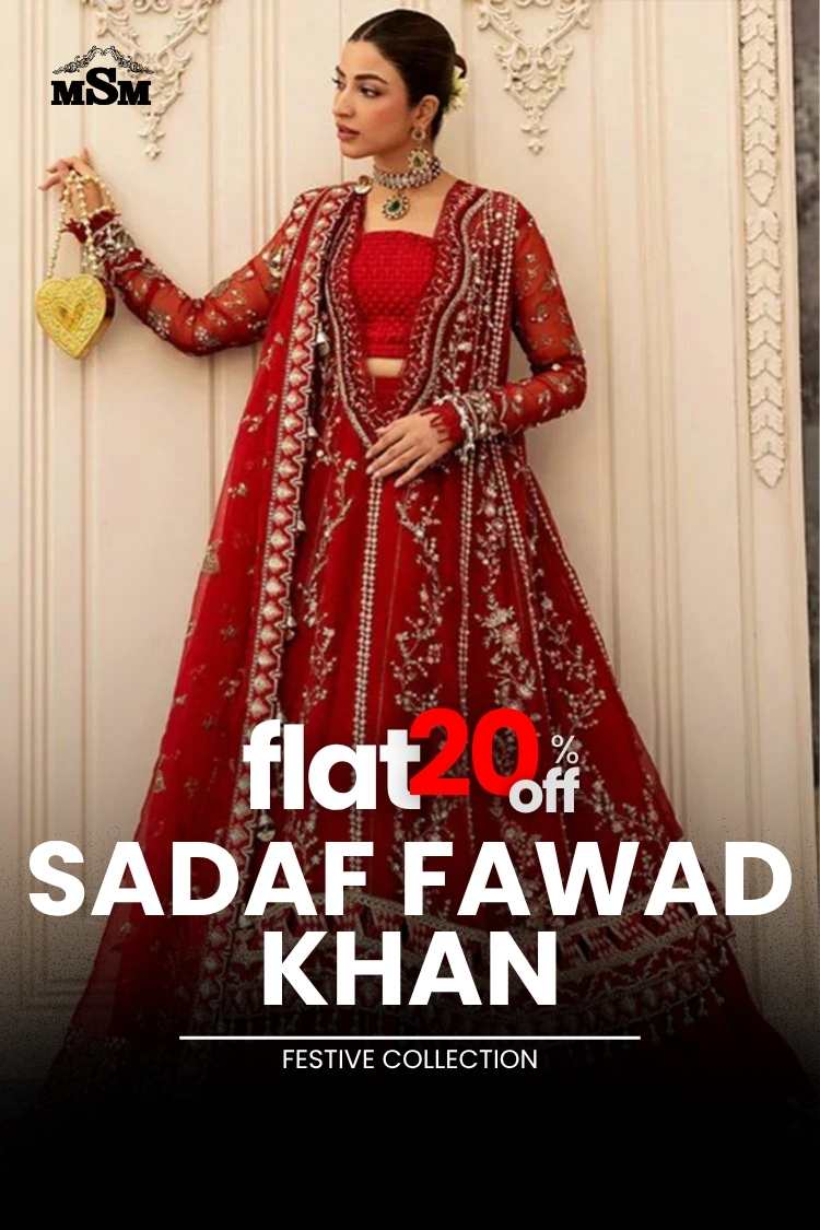 FLAT 20% OFF - Sadaf Fawad Khan Festive Collection