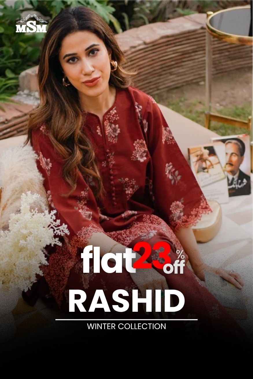 FLAT 23% OFF - Rashid Winter Collection