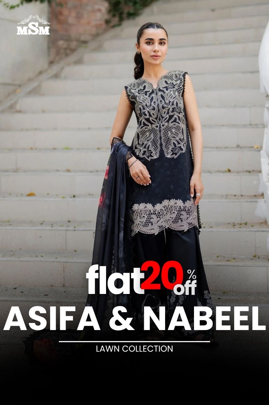 Flat 20% off - Asifa & Nabeel - Lawn Collection