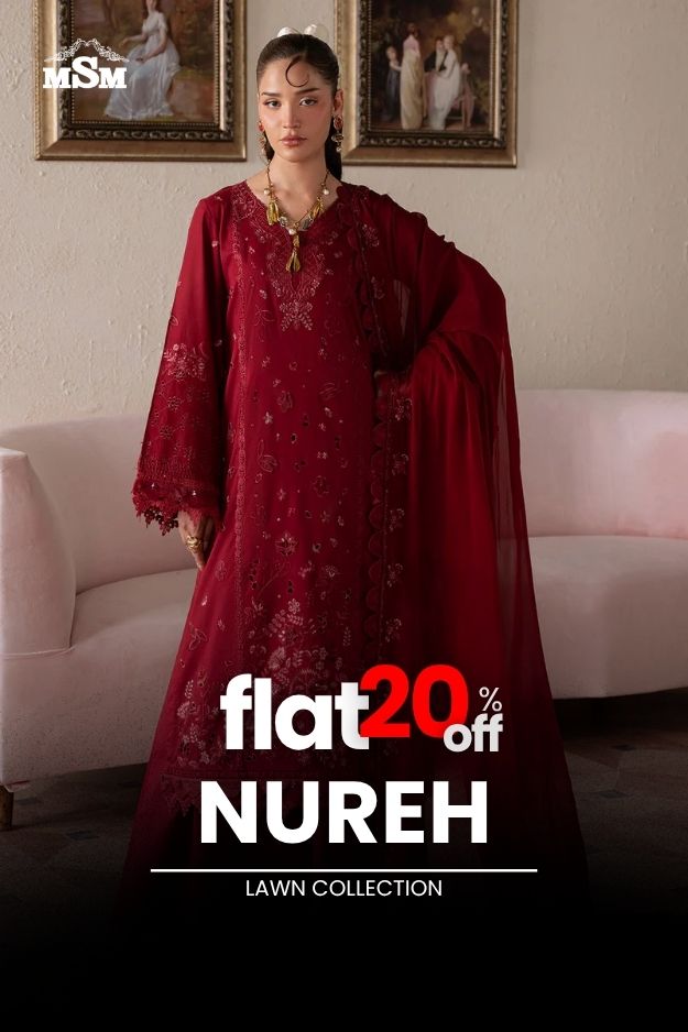 FLAT 20% OFF - Nureh Lawn Collection