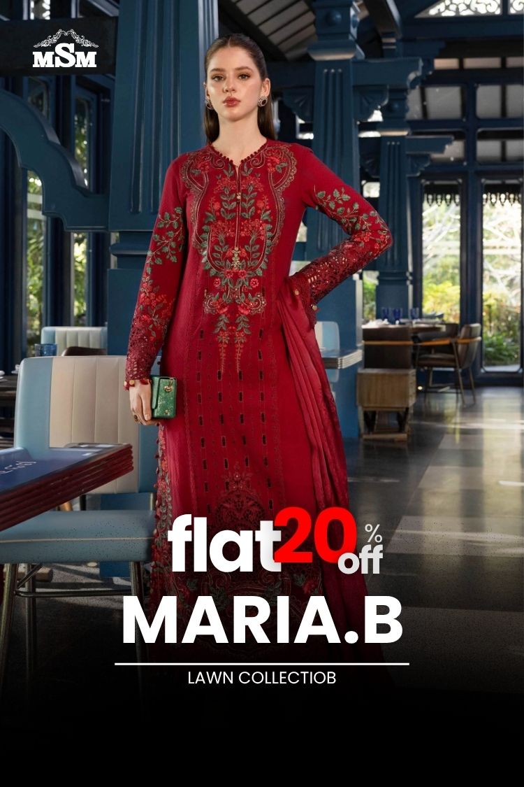 FLAT 20% OFF - Maria.B Lawn Collection
