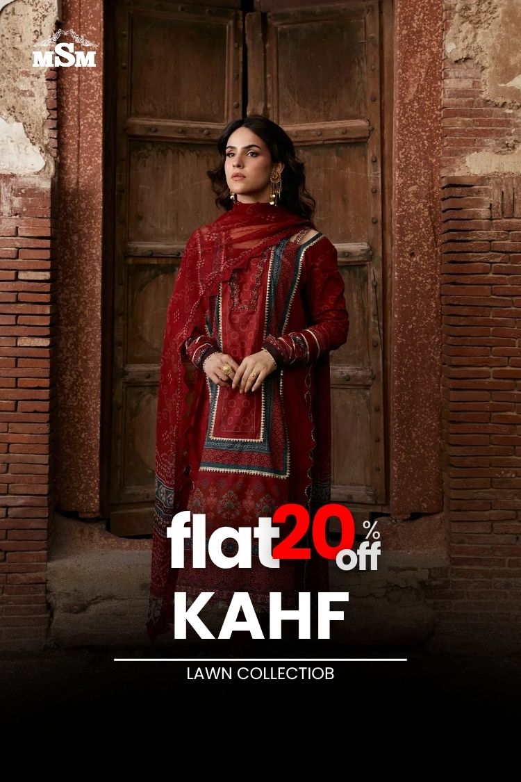 FLAT 20% off - Kahf Lawn Collection