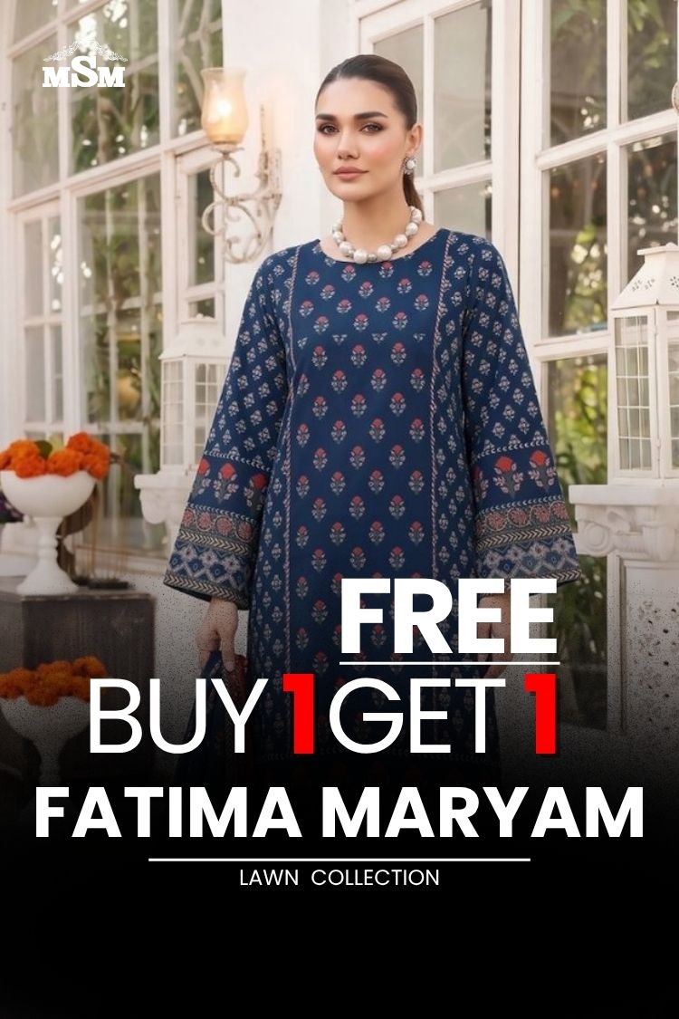 BUY 1 GET 1 FREE - Fatima Maryam Lawn Collection