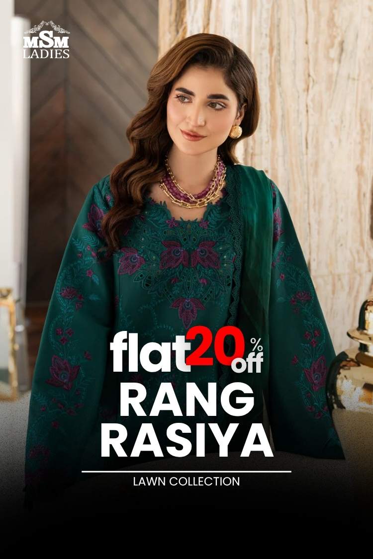 FLAT 20% OFF - Rang Rasiya Lawn Collection