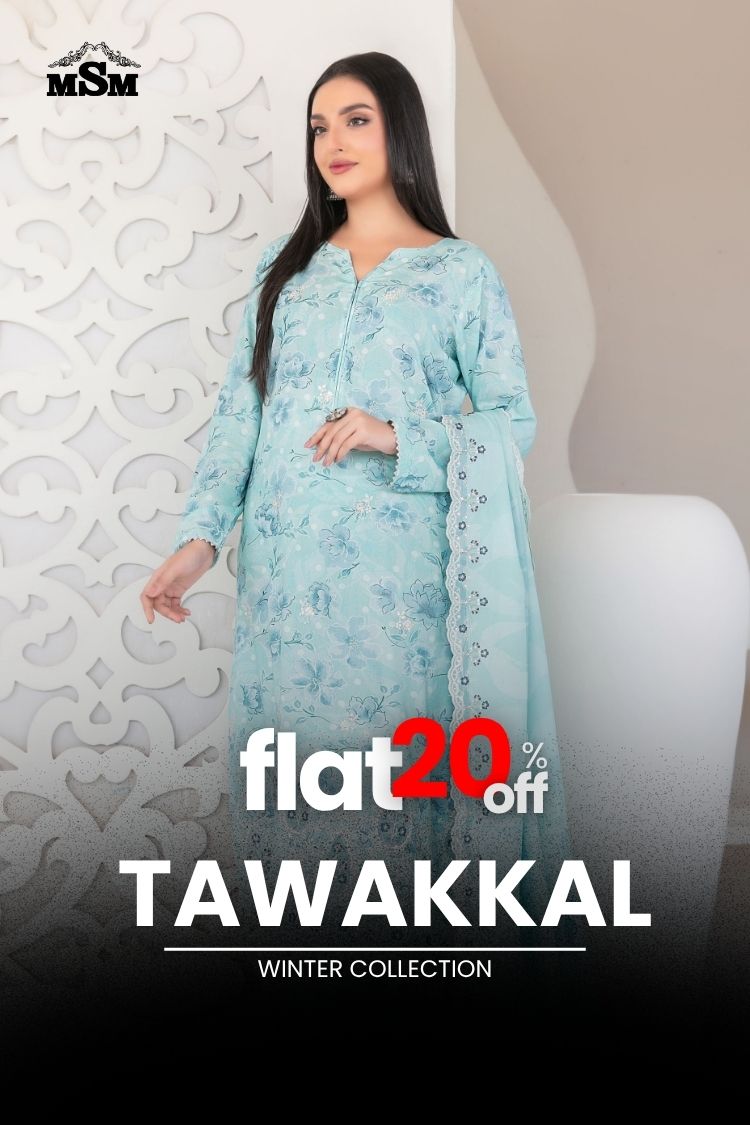Flat 20% OFF - Tawakkal Winter Collection