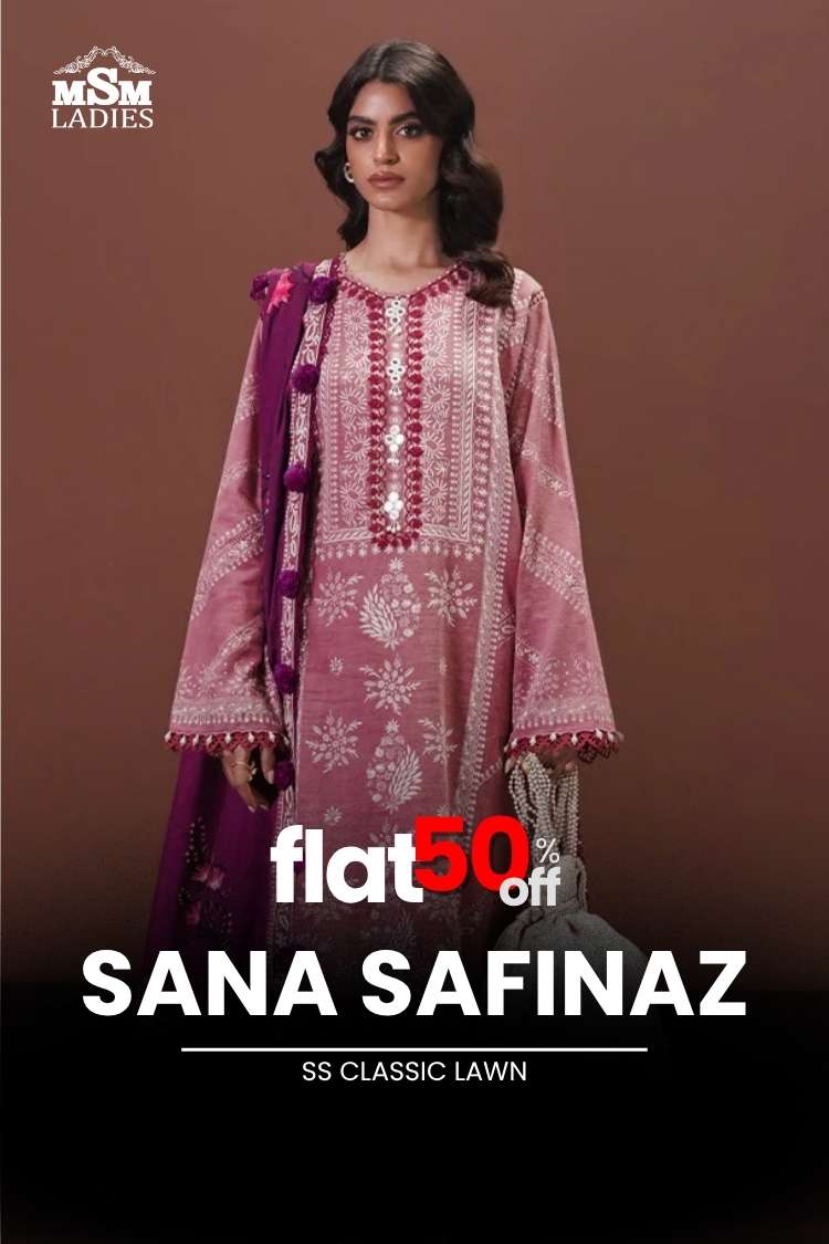 FLAT 50% off - SANA SAFINAZ - SS CLASSIC LAWN