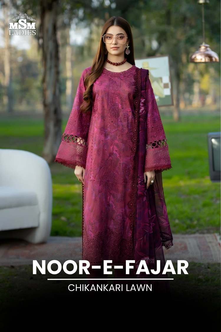 Noor-e-Fajar - Chikankari Lawn