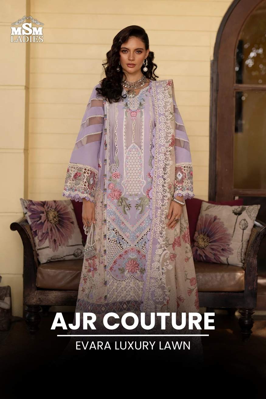 AJR Couture - Evara Luxury Lawn
