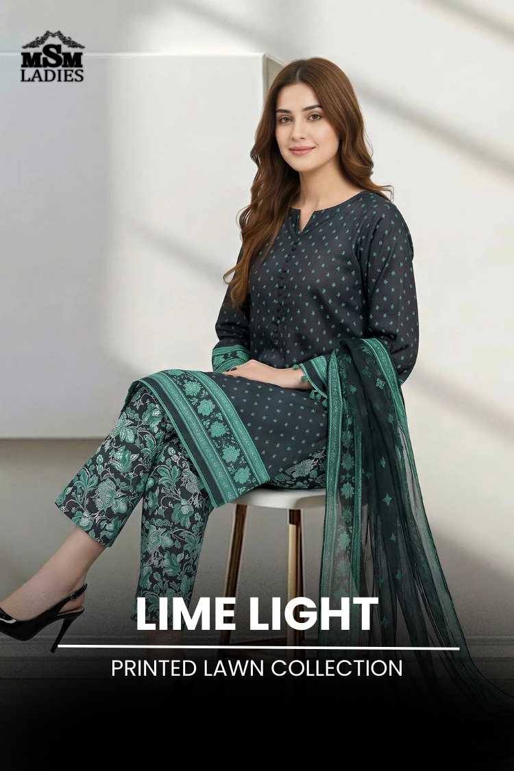 Lime Light - Printed Lawn Collection