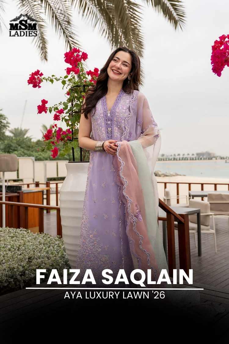 Faiza Saqlain - Aya Luxury Lawn '26