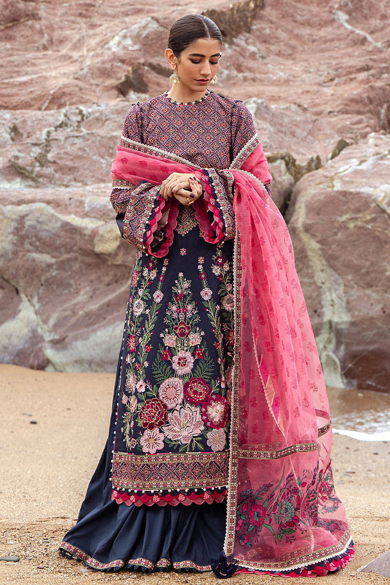 MNR | Embroidered Lawn | JAL-PARI