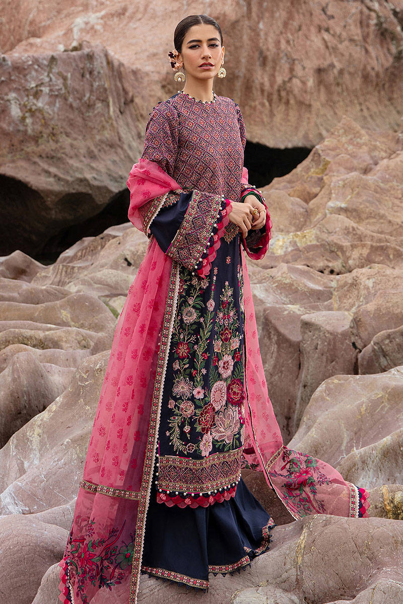 MNR | Embroidered Lawn | JAL-PARI