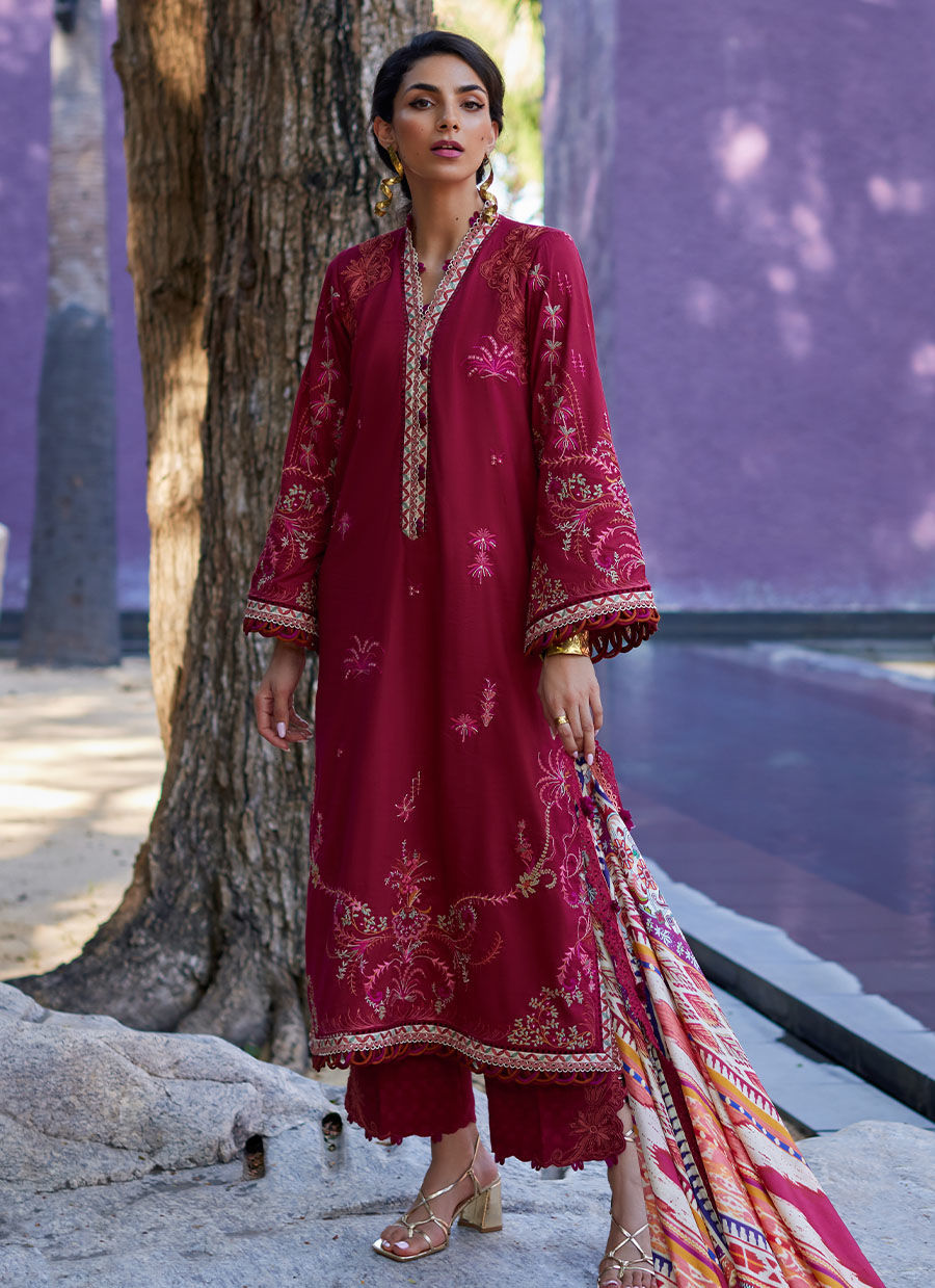 Farah Talib Aziz | Lawn | ENZO RED