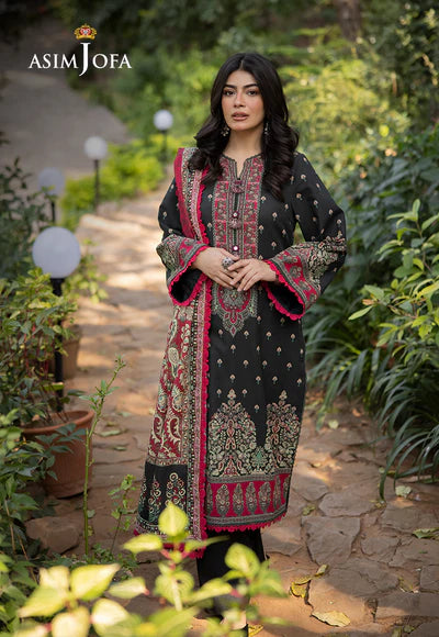 Asim Jofa | Winter Printed Khaddar | AJUW-40