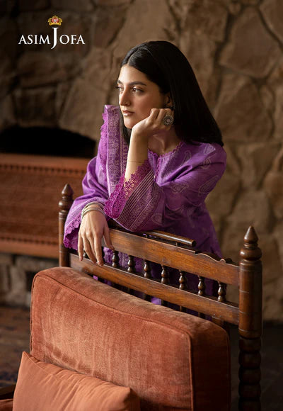 Asim Jofa | Winter Printed Khaddar | AJUW-34