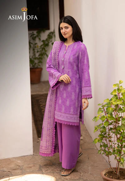 Asim Jofa | Winter Printed Khaddar | AJUW-34