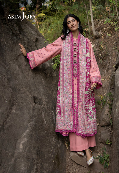 Asim Jofa | Winter Printed Khaddar | AJUW-41