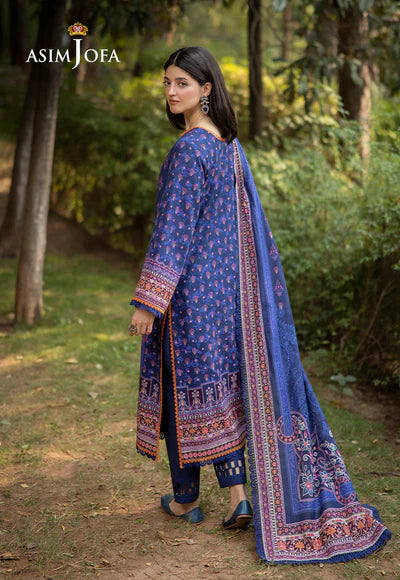 Asim Jofa | Winter Printed Khaddar | AJUW-33
