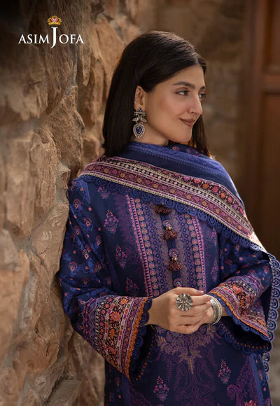 Asim Jofa | Winter Printed Khaddar | AJUW-33