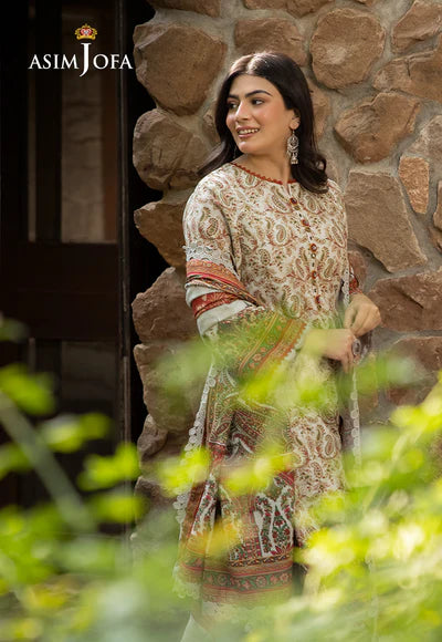 Asim Jofa | Winter Printed Khaddar | AJUW-44