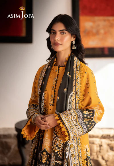 Asim Jofa | Winter Printed Khaddar | AJUW-38