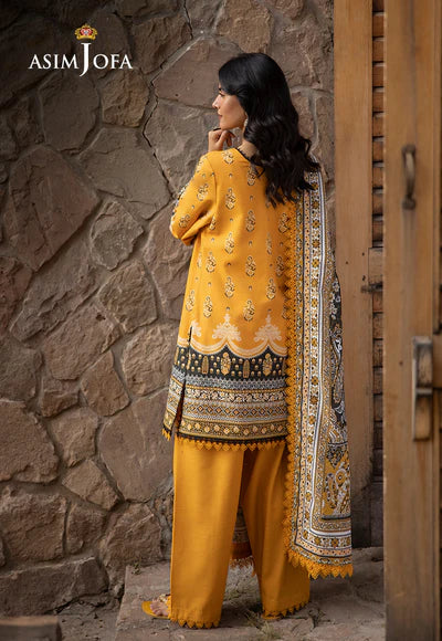 Asim Jofa | Winter Printed Khaddar | AJUW-38