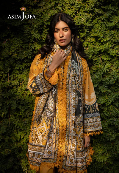 Asim Jofa | Winter Printed Khaddar | AJUW-38
