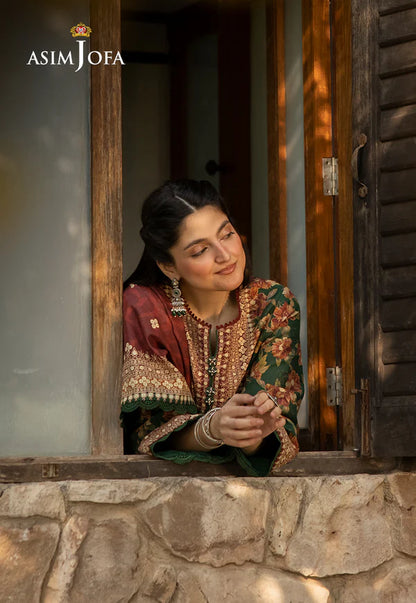 Asim Jofa | Winter Printed Khaddar | AJUW-31