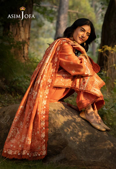 Asim Jofa | Winter Printed Khaddar | AJUW-39