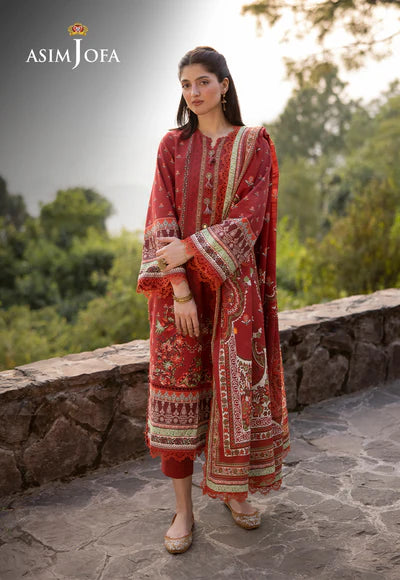 Asim Jofa | Winter Printed Khaddar | AJUW-35