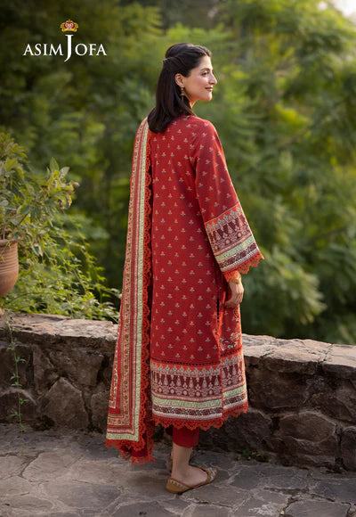 Asim Jofa | Winter Printed Khaddar | AJUW-35