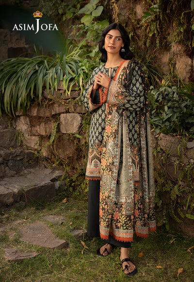 Asim Jofa | Winter Printed Khaddar | AJUW-43