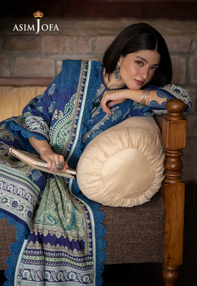 Asim Jofa | Winter Printed Khaddar | AJUW-46