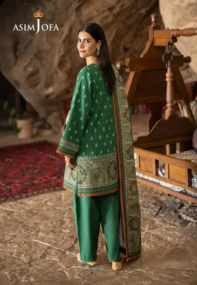 Asim Jofa | Winter Printed Khaddar | AJUW-32