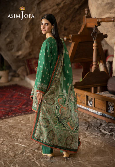 Asim Jofa | Winter Printed Khaddar | AJUW-32