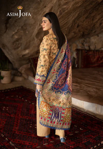 Asim Jofa | Winter Printed Khaddar | AJUW-48