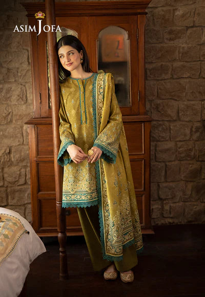 Asim Jofa | Winter Printed Khaddar | AJUW-49