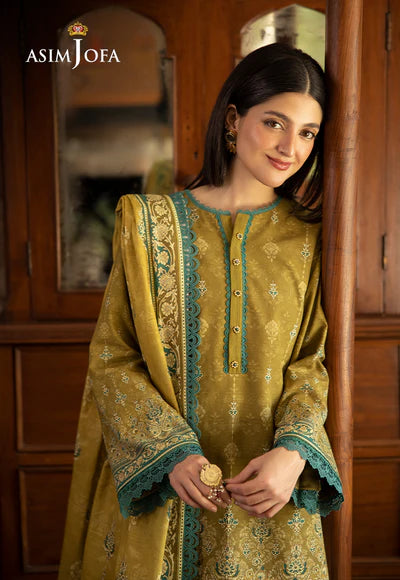 Asim Jofa | Winter Printed Khaddar | AJUW-49