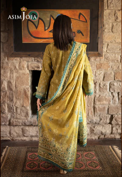 Asim Jofa | Winter Printed Khaddar | AJUW-49