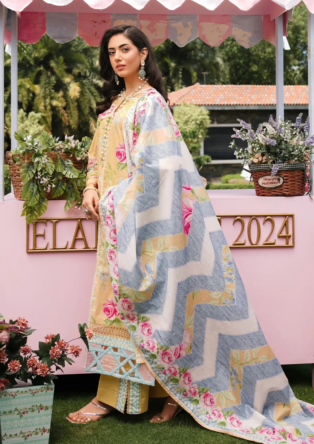 Elaf | Printed Lawn | Citrus Squad