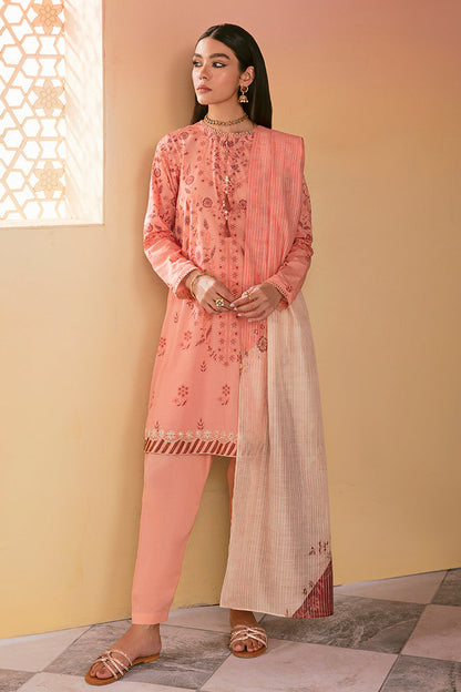 Cross Stitch | Eid Lawn Vol 2 | BLUSH PEACH