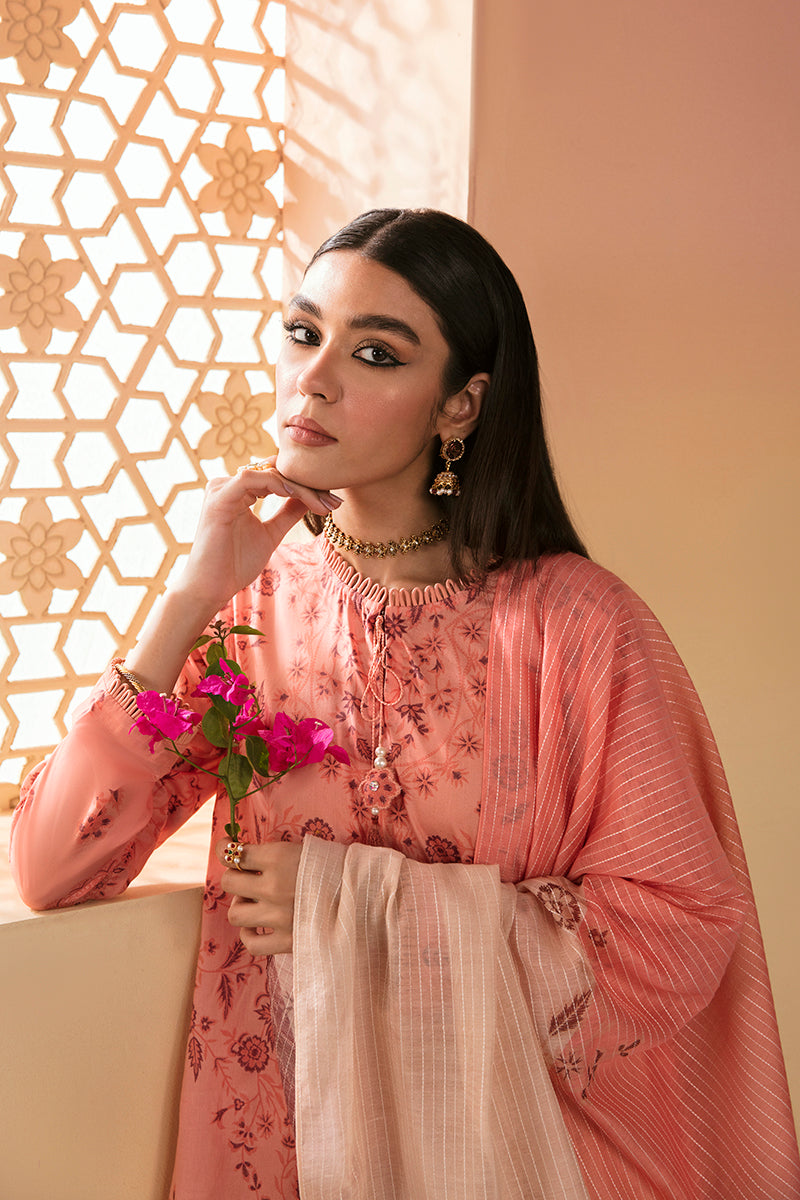 Cross Stitch | Eid Lawn Vol 2 | BLUSH PEACH