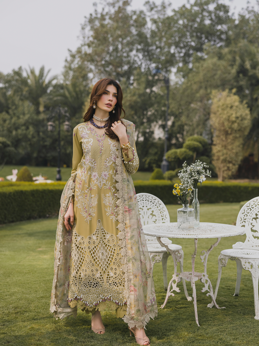 Eshaisha | Lawn Embroidered | EA-LL-5571