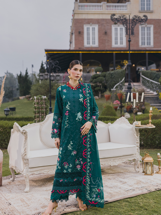 Eshaisha | Lawn Embroidered | EA-LL-5578