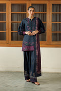 Iznik | Embroidered Printed Viscose Linen | IPF-26