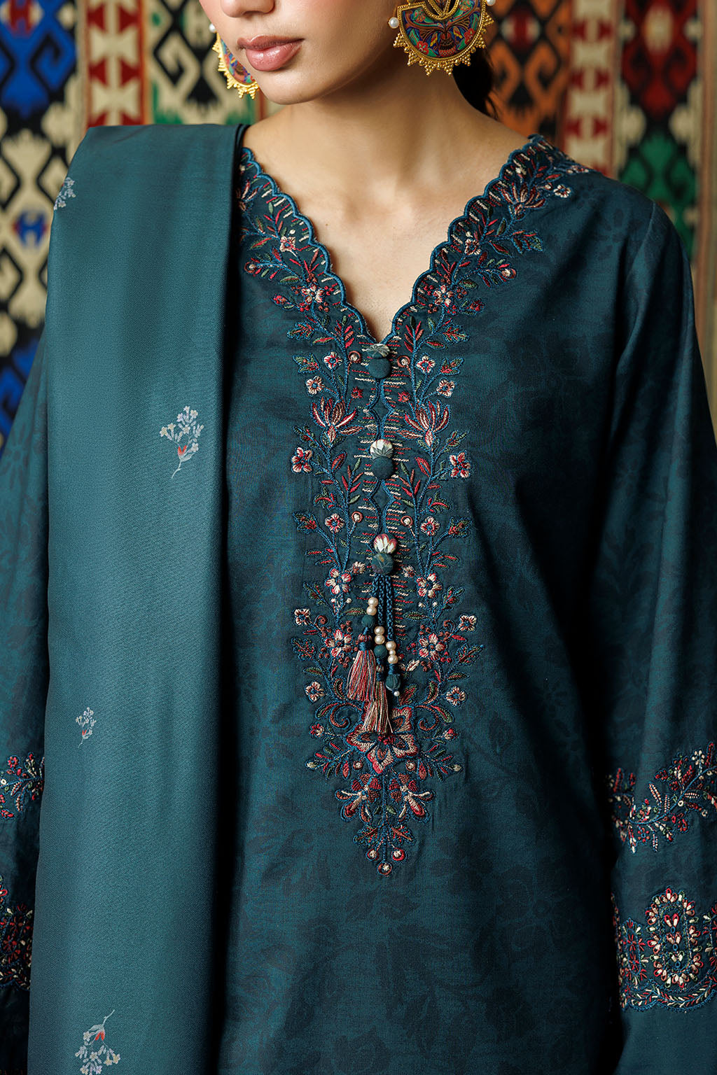 Iznik | Printed Viscose Linen | IPF-21