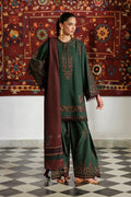 Iznik | Embroidered Printed Viscose Linen | IPF-32
